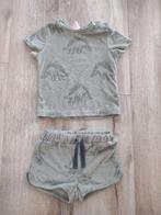 Fijn groen badstof setje met dino's van Hema, maat 74. Pakje, Onb, Ophalen of Verzenden, Setje, Jongetje