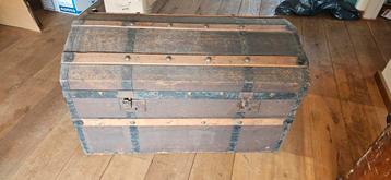 houten kist / vintage  beschikbaar voor biedingen