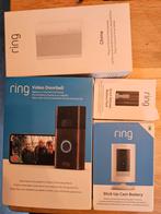 Ring doorbell & Camera set, Huis en Inrichting, Deurbellen, Ophalen of Verzenden, Ingebouwde camera, Gebruikt, Draadloos