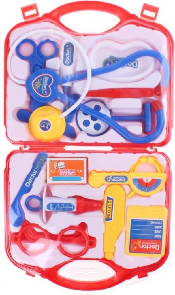 Jonotoys Doktersset Rood 13-delig, Kinderen en Baby's, Speelgoed | Educatief en Creatief, Nieuw, Ontdekken, Ophalen of Verzenden