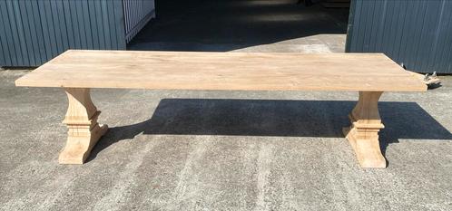 Kloostertafels - massief eiken hout - allerlaagste prijs, Huis en Inrichting, Tafels | Eettafels, Nieuw, 200 cm of meer, Vijf personen of meer
