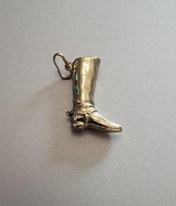 Vintage 14-karaats gouden bedel / hanger: Laars [585] beschikbaar voor biedingen