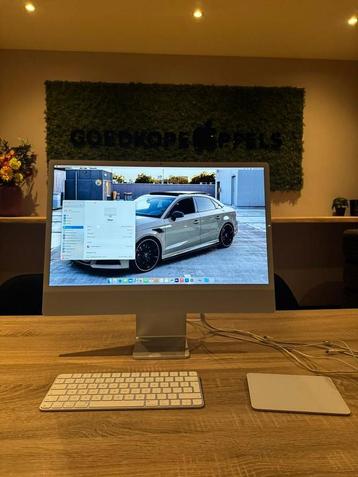 iMac m1 24 inch 8GB 256GB Zilver beschikbaar voor biedingen