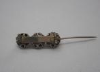 Zilveren antiek Zeeuwse knoppen broche nr.730, Verzenden, Minder dan 4 cm, Zo goed als nieuw, Zilver