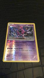 Hoopa Reverse Holo Rare Steam Siege Pokemon kaart, Ophalen of Verzenden, Gebruikt, Losse kaart