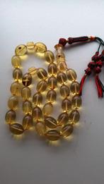 Amber barnsteen tesbih ketting, Overige materialen, Ketting, Ophalen of Verzenden