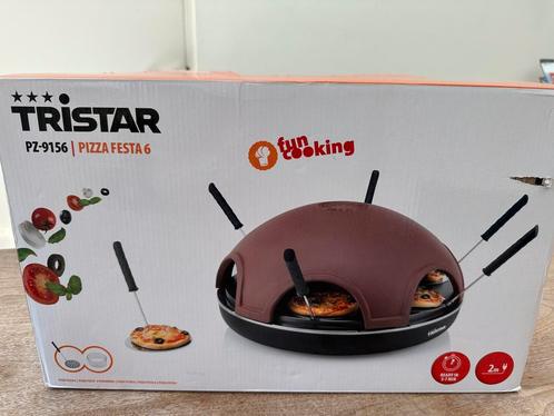 Pizza oventje zgan voor 6 personen, Witgoed en Apparatuur, Gourmetstellen, Zo goed als nieuw, 4 t/m 7 personen, Ophalen