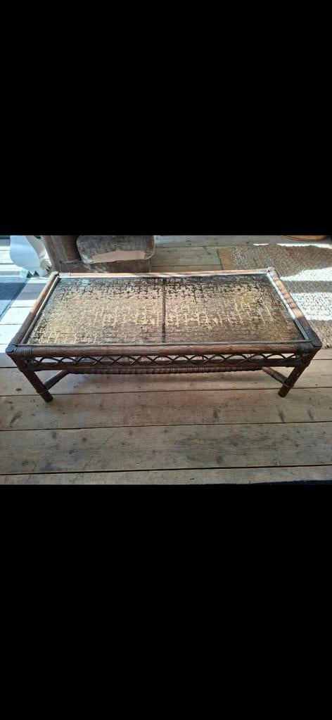 Vintage tafel, Huis en Inrichting, Tafels | Salontafels, Ophalen, Gebruikt, 100 tot 150 cm, 50 tot 75 cm