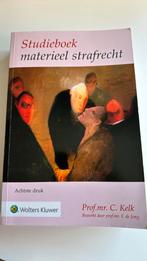 Studieboek materieel strafrecht, Ophalen of Verzenden, Zo goed als nieuw