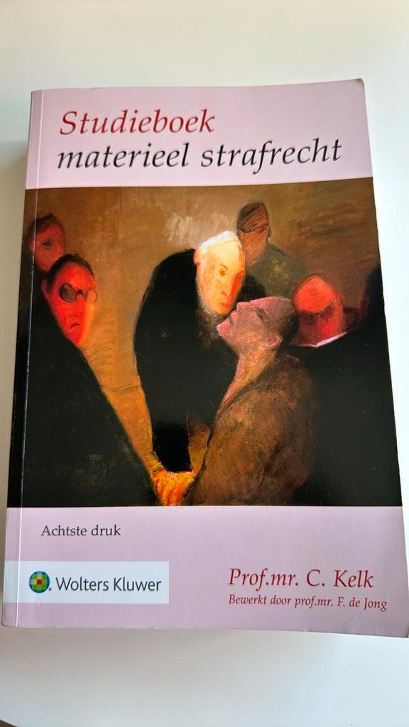 Studieboek materieel strafrecht, Boeken, Wetenschap, Zo goed als nieuw, Ophalen of Verzenden