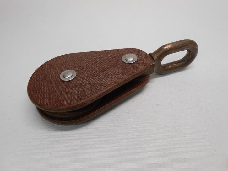 Tufnol Klassiek Staaldraadblok, katrol voor 5 mm staaldraad, Watersport en Boten, Accessoires en Onderhoud, Gebruikt, Lijn of Blok