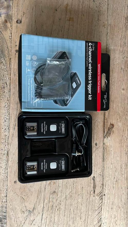 Calumet Pro Series 2.4GHz Wireless Trigger Kit – Voor Canon, Telecommunicatie, Portofoons en Walkie-talkies, Zo goed als nieuw