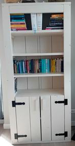 Steigerhouten witte kast, Ophalen, 200 cm of meer, 50 tot 100 cm, 25 tot 50 cm