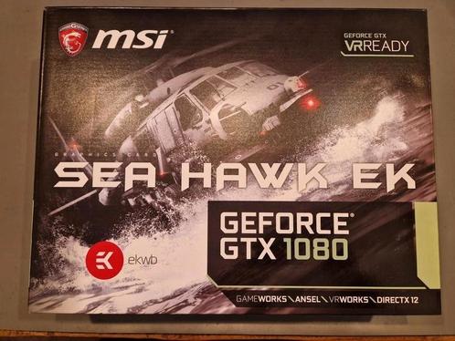 MSI GeForce GTX 1080 Sea Hawk EK X watergekoelde videokaart, Computers en Software, Videokaarten, Gebruikt, Nvidia, PCI-Express 3.0