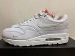 Nike Air Max 1 ‘87 Suprême Triple White 44, Ophalen of Verzenden, Zo goed als nieuw, Wit