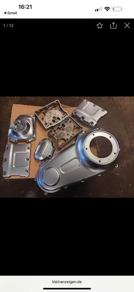 Satin Grey blokdelen Twin Cam Softail, Motoren, Onderdelen | Harley-Davidson, Gebruikt, Ophalen of Verzenden