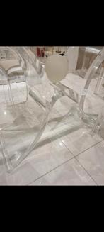 Mooie  plexiglas  lucite  channel  desing eettafel, Ophalen of Verzenden, Zo goed als nieuw