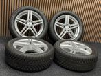 17 inch Mercedes C-Klasse W205 5x112 ET48.5 Bridgestone TPMS, Ophalen, Banden en Velgen, 17 inch, Winterbanden