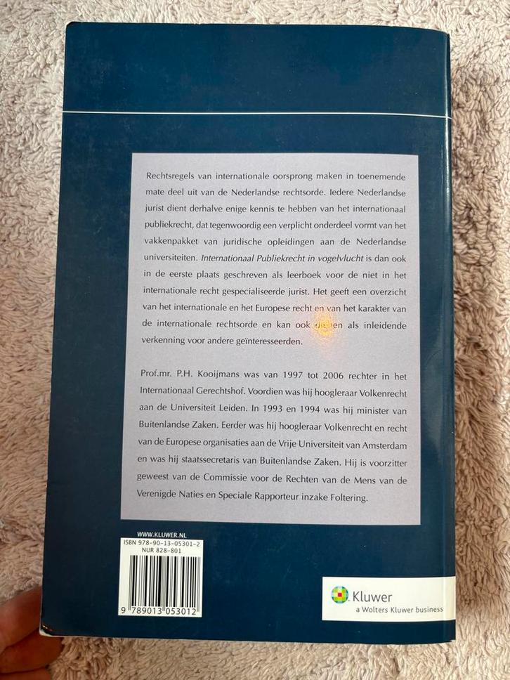 Internationaal Publiekrecht - Prof. mr. P.H. Kooijmans, Boeken, Studieboeken en Cursussen, Gelezen, WO, Alpha, Ophalen of Verzenden
