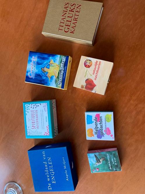 Affirmatie - inzicht - geluks -kaarten   7 verschillende, Boeken, Esoterie en Spiritualiteit, Nieuw, Overige typen, Tarot of Kaarten leggen