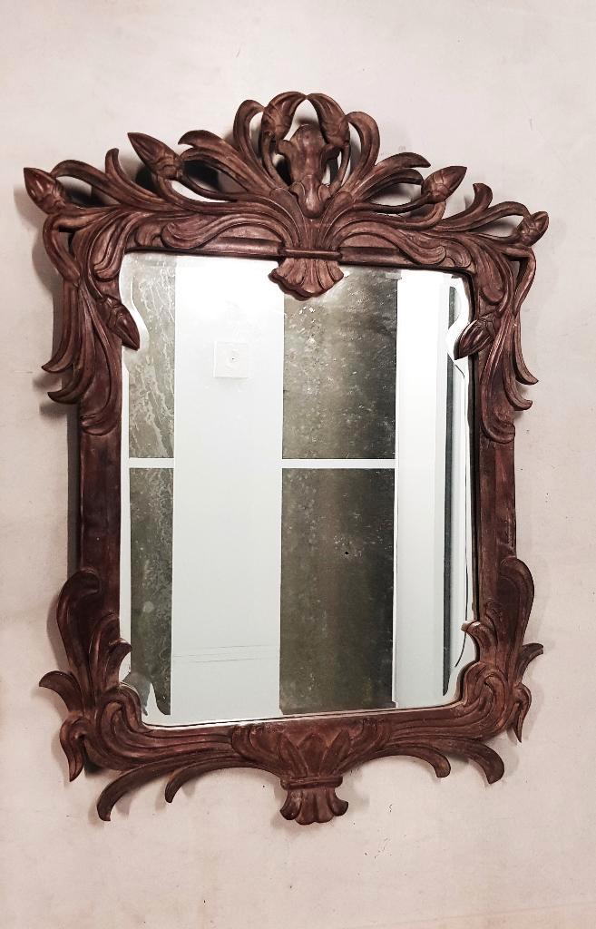 Prachtig facet geslepen spiegel, Antiek en Kunst, Antiek | Spiegels, 50 tot 100 cm, 100 tot 150 cm, Vierkant, Ophalen