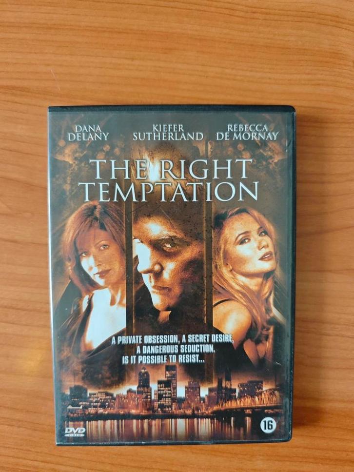 The Right Temptation dvd 2000 Dana Delany Kiefer Sutherland, Cd's en Dvd's, Dvd's | Thrillers en Misdaad, Zo goed als nieuw, Vanaf 16 jaar