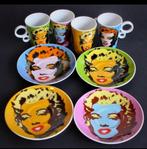 Espresso koffie kopjes: Andy Warhol - Marilyn Monroe, Nieuw, Ophalen of Verzenden, Overige stijlen, Kop(pen) en/of Schotel(s)