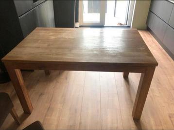 Teakhouten eettafel beschikbaar voor biedingen