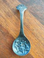 Van Nelle verzilverd repousse theeschepje Oud Hollands, Antiek en Kunst, Ophalen