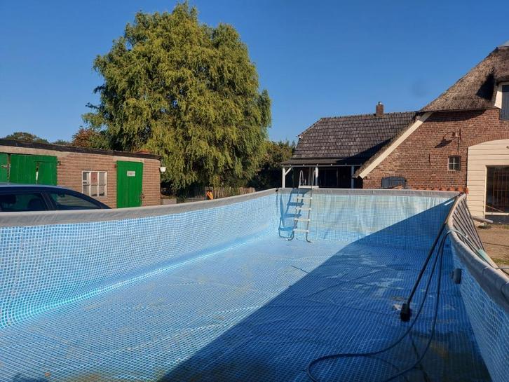 Intex zwembad 975*488*132, Tuin en Terras, Zwembaden, Gebruikt, Opzetzwembad, 120 cm of meer, 400 cm of meer, 300 cm of meer, Rechthoekig