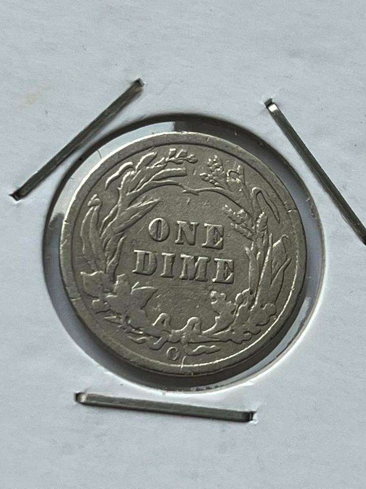 Verenigde Staten zilveren dime 1903, Postzegels en Munten, Munten | Amerika, Losse munt, Noord-Amerika, Zilver, Ophalen of Verzenden