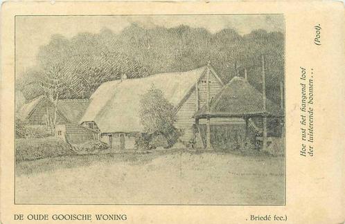 (300-073-027) Laren De Oude Gooische Woning, Verzamelen, Ansichtkaarten | Nederland, Noord-Holland, Verzenden