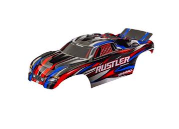 Body, Rustler (geschikt voor Rustler VXL), rood. beschikbaar voor biedingen