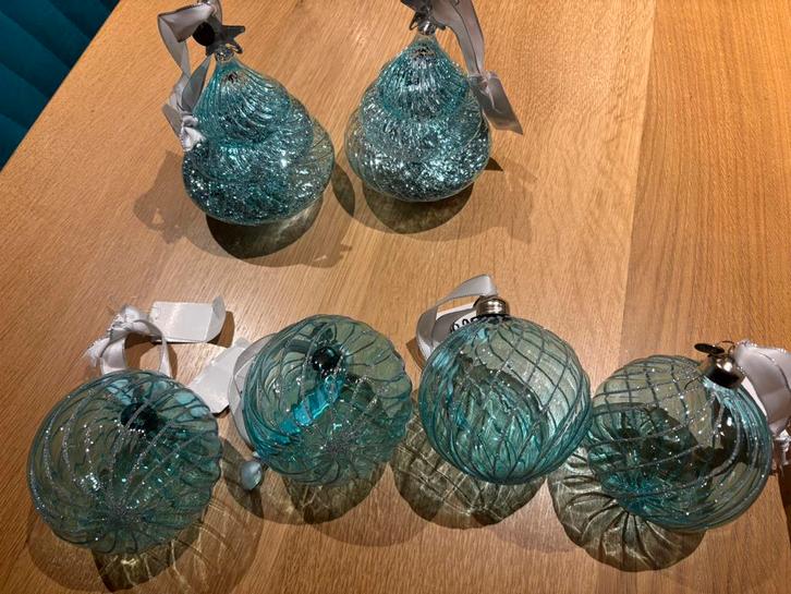 Zes prachtige kerst ornamenten van Riviera Maison, Diversen, Kerst, Nieuw, Ophalen of Verzenden