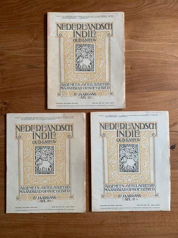 Maandblad Nederlandsch Indië 1924 3 delen 