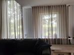 Inbetween Gordijnen Zandkleur Dubbele Plooi, Huis en Inrichting, Ophalen, 200 cm of meer, Beige, Zo goed als nieuw