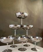 8 Létang Remy RVS Coupes - Borrelnootjes/Dessert, Huis en Inrichting, Ophalen of Verzenden, Gebruikt, Rvs of Chroom, Los bestek