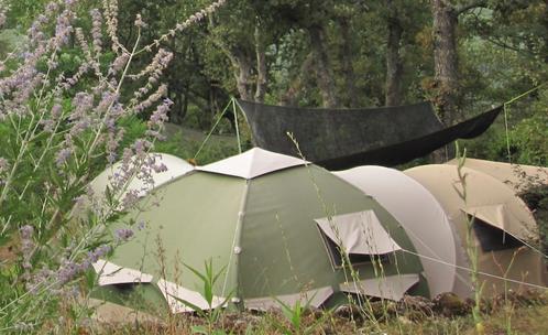 Karsten 300 tent met slaapaanbouw, Caravans en Kamperen, Tenten, tot en met 6, Gebruikt, Ophalen
