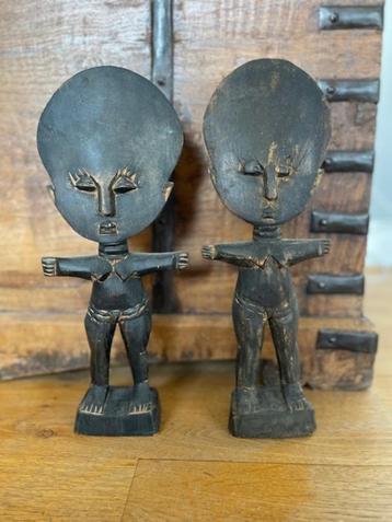 Afrikaanse poppen vruchtbaarheidspoppen African dolls beschikbaar voor biedingen