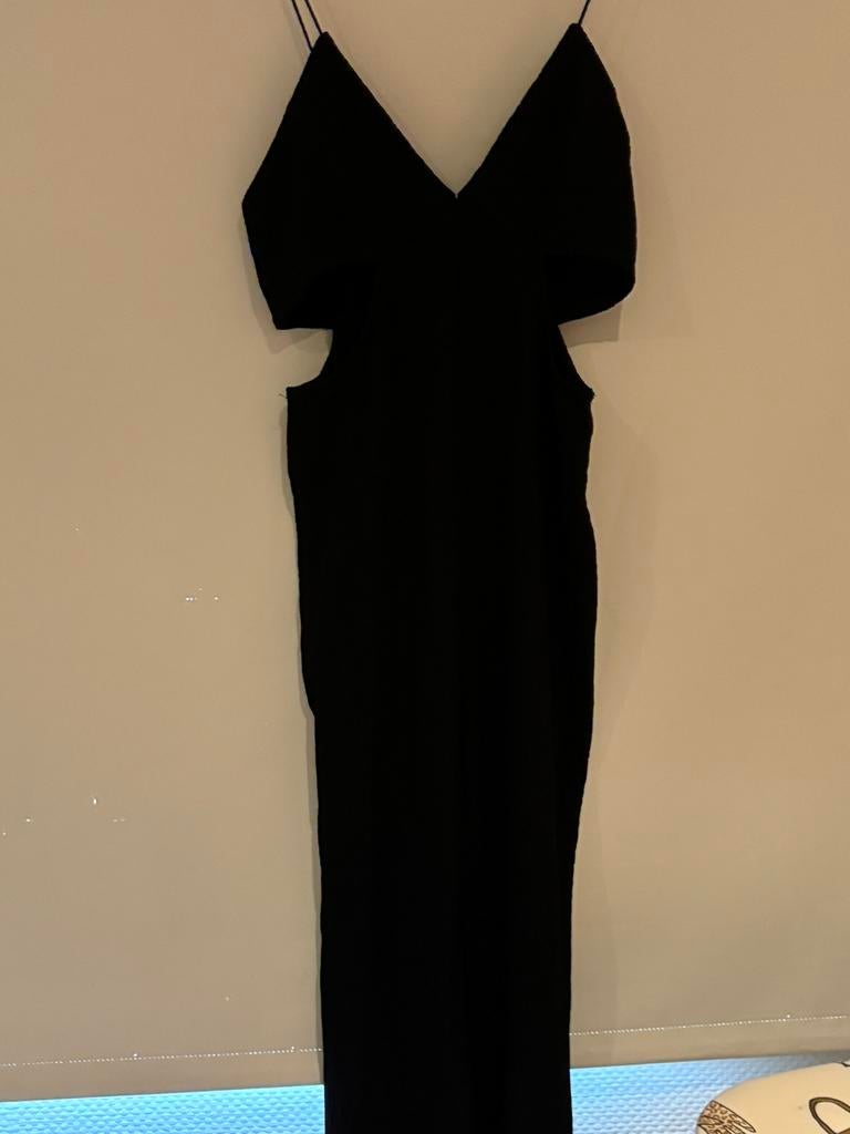 Vera &lucy zwarte jumpsuit met open zijkant maat s nieuw, ., Zwart, Nieuw, Ophalen of Verzenden