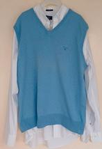 Gant overhemd en gilet maat XXL, Kleding | Heren, Truien en Vesten, Wit, Overige maten, Ophalen of Verzenden, Zo goed als nieuw