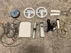 Nintendo wii met 23 spelletjes - 2 controllers - mario, Spelcomputers en Games, Spelcomputers | Nintendo Wii, Ophalen of Verzenden