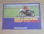 Zundapp Folder D 1984 Erste klasse fahren sport freizeit A5, Verzenden, Gebruikt