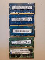 5x 4GB PC3 RAM Geheugen, Computers en Software, RAM geheugen, Gebruikt, DDR3, Ophalen of Verzenden, Laptop