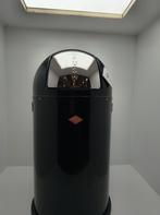 Wesco Pushboy afvalbak 50L zwart - deukje bovenkant, Info@mystore.nl, 40 liter of meer, Bruggestraat 18, Zo goed als nieuw