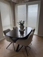 Deens ovale eettafel 160x90, Huis en Inrichting, Tafels | Eettafels, Ophalen, 50 tot 100 cm, Zo goed als nieuw, 150 tot 200 cm