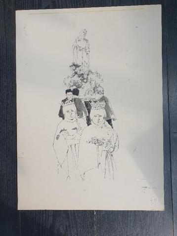 ets Wedding? 51 x 36,5 cm Schoelershammer Schutzmarke beschikbaar voor biedingen