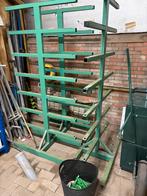 Inlegstelling  latten stelling. Opslag stelling, Ophalen