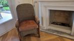 fauteuil, Huis en Inrichting, Fauteuils, Ophalen, Gebruikt, Riet of Rotan, 75 tot 100 cm