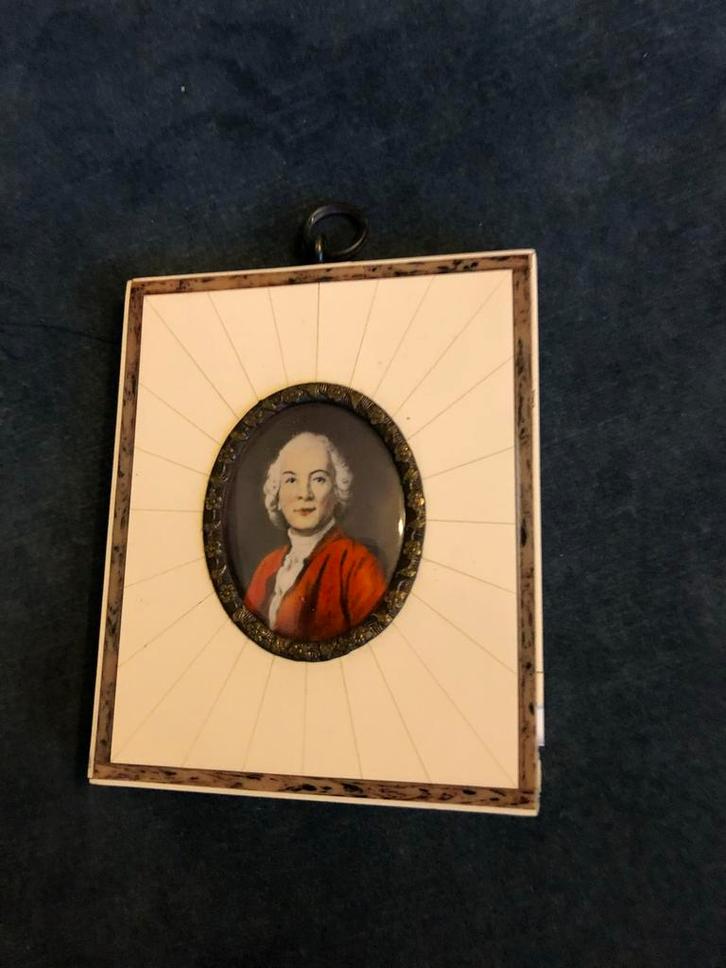 Miniatuur van componist Gluck, Antiek en Kunst, Kunst | Schilderijen | Klassiek, Ophalen of Verzenden